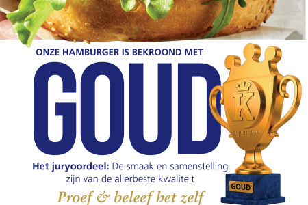 Rookworst met goud bekroond